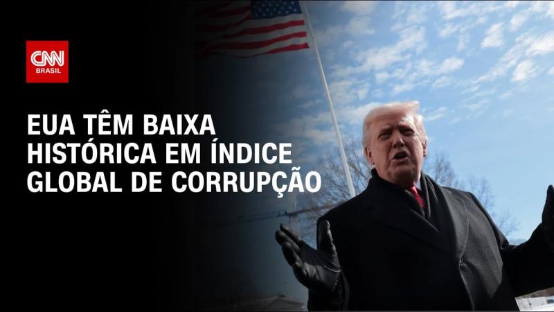 EUA registram baixa histórica em ranking global de percepção da corrupção