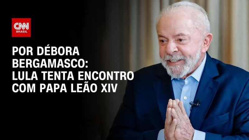 Lula tenta encontro com papa Leão XIV no Vaticano