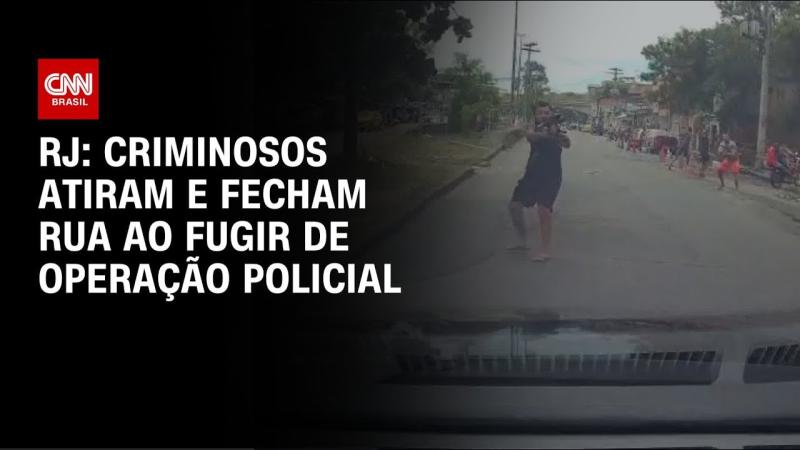 Criminosos atiram e fecham rua na zona Norte do RJ