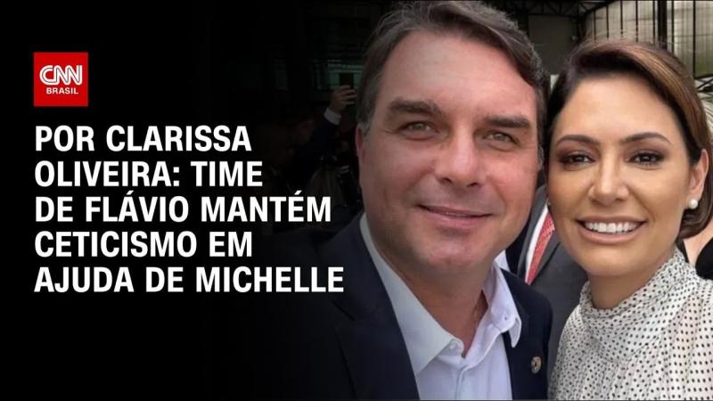 Time de Flávio mantém ceticismo em ajuda de Michelle