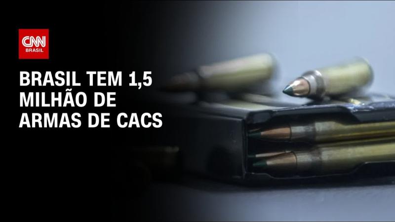  Brasil tem 1,5 milhão de armas de CACs; maioria em SP, RS e PR 