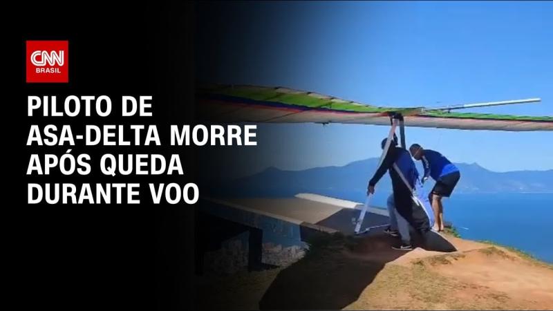 Piloto de asa-delta morre após cair de 40 metros durante voo em SP