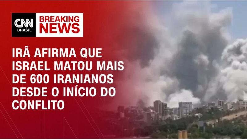 Mais de 600 iranianos foram mortos por Israel, diz Ministério da Saúde do Irã