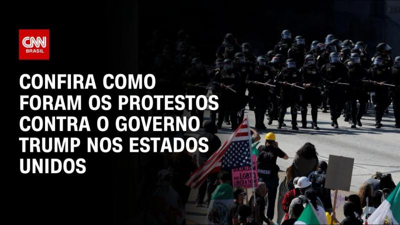 Polícia emite alerta em Los Angeles em protesto contra Trump