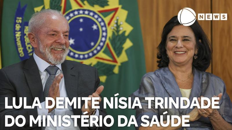 Lula demite Nísia Trindade do Ministério da Saúde; Padilha ocupa o cargo