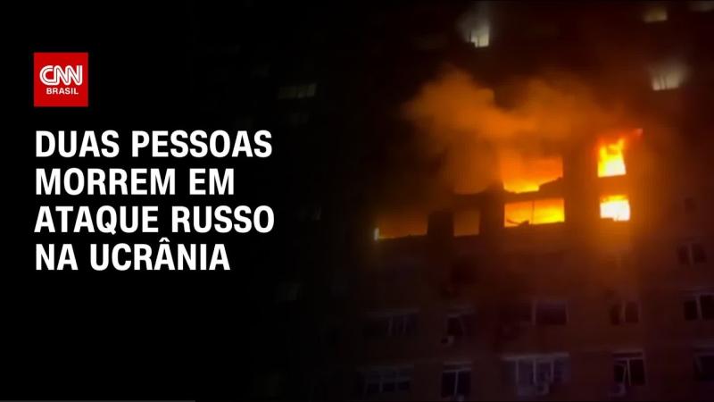 Drone russo ataca prédio na Ucrânia e deixa dois mortos