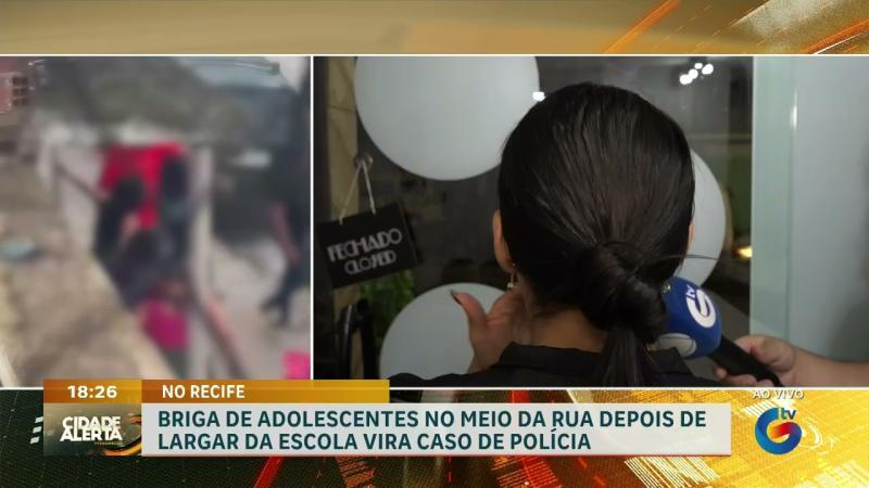 Briga de adolescentes vira caso de polícia no Recife
